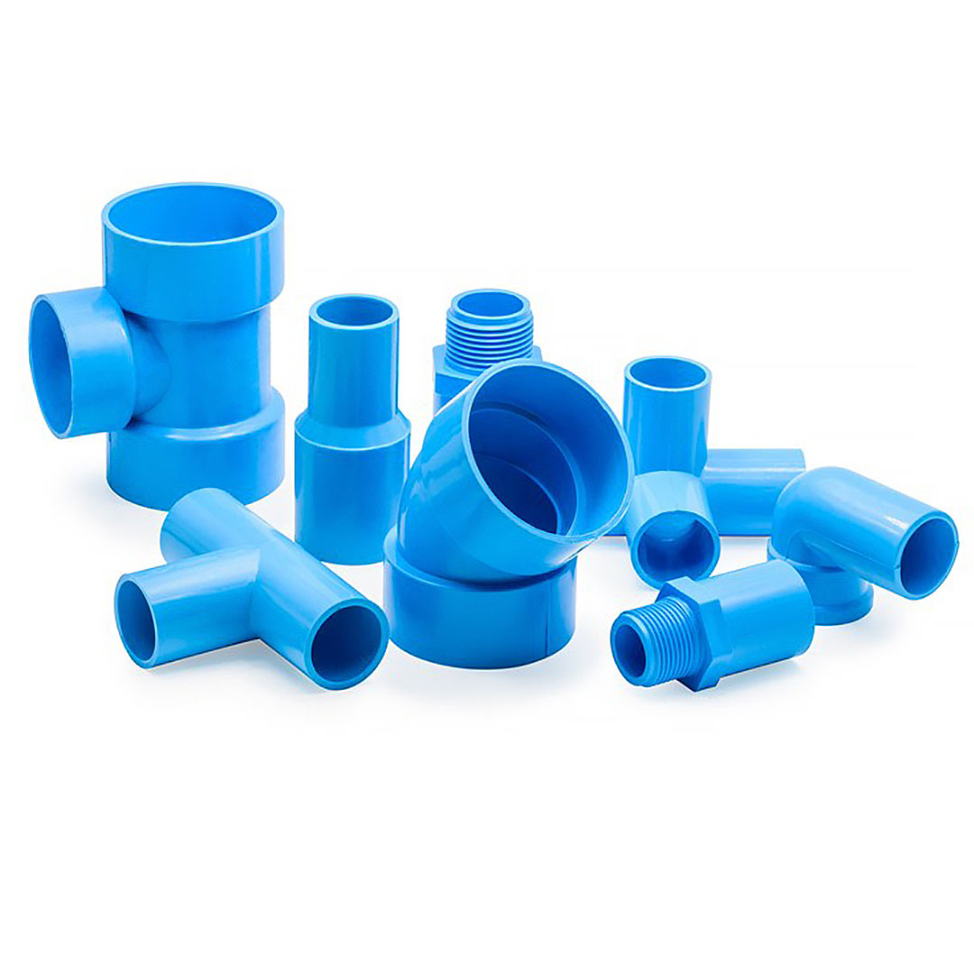 Conexões de pvc linha azul