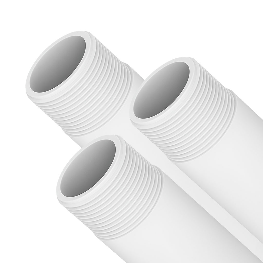 Tubo pvc Rosqueável Branco