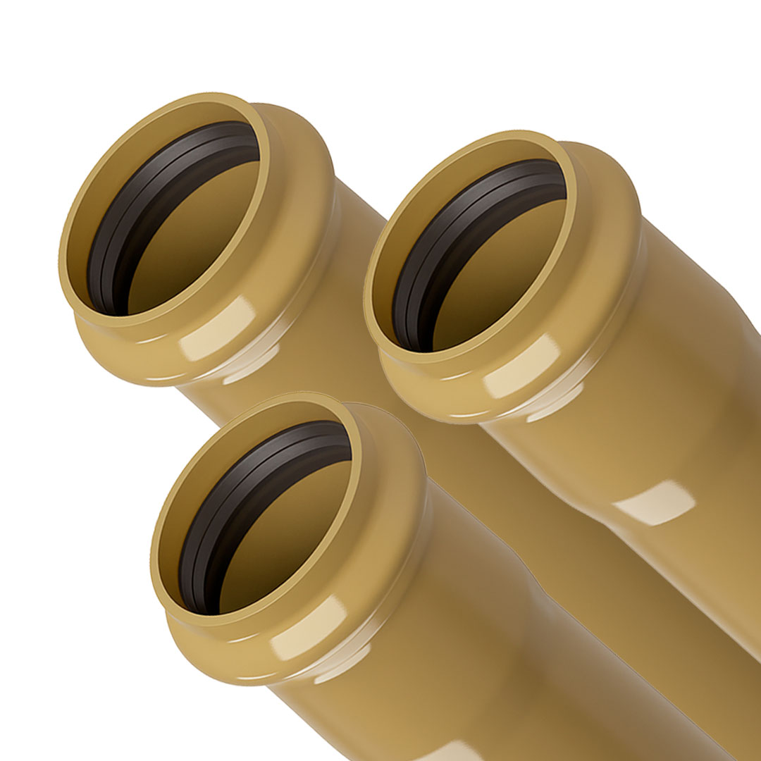 Tubo Marrom linha pba com anel G